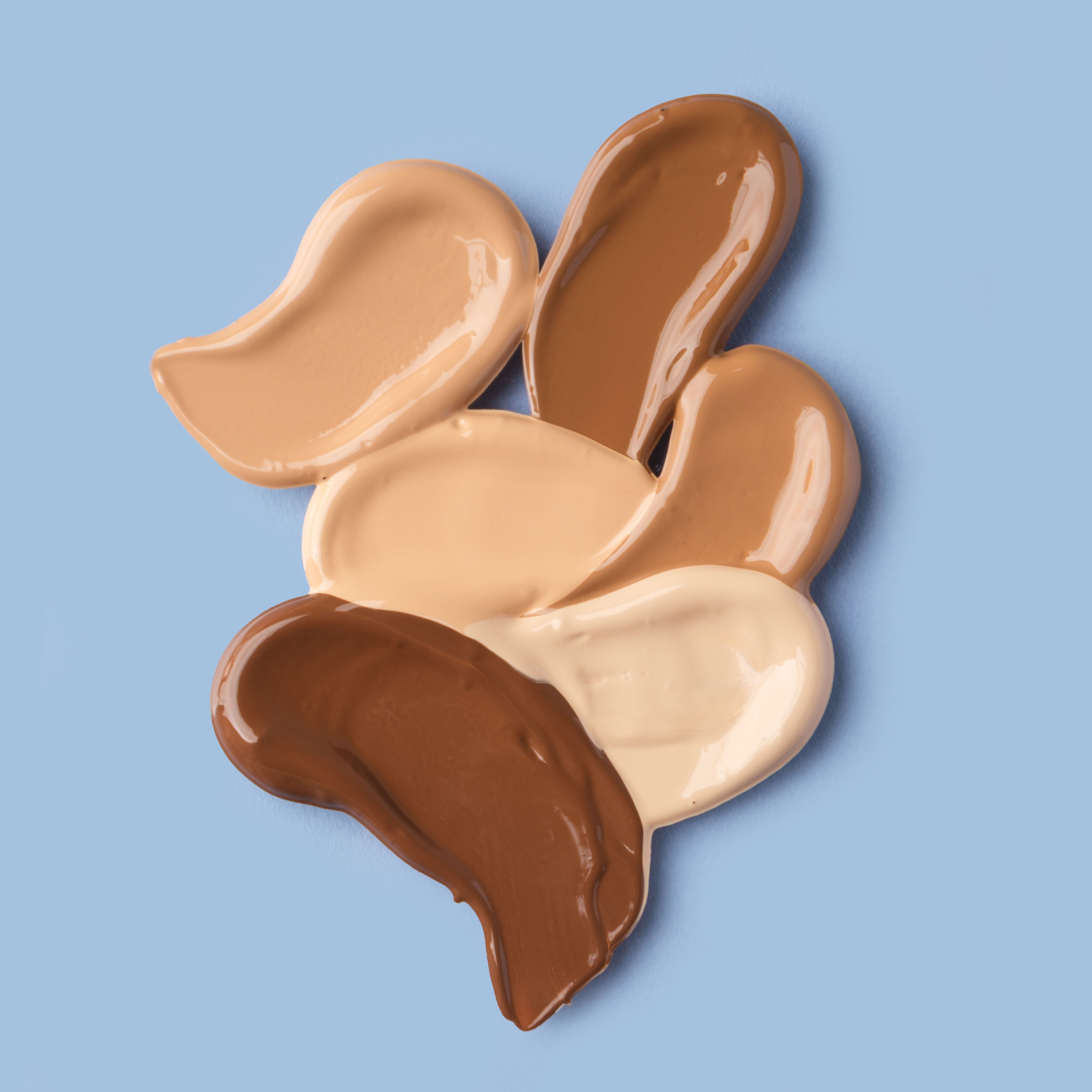 a group of different shades of makeup