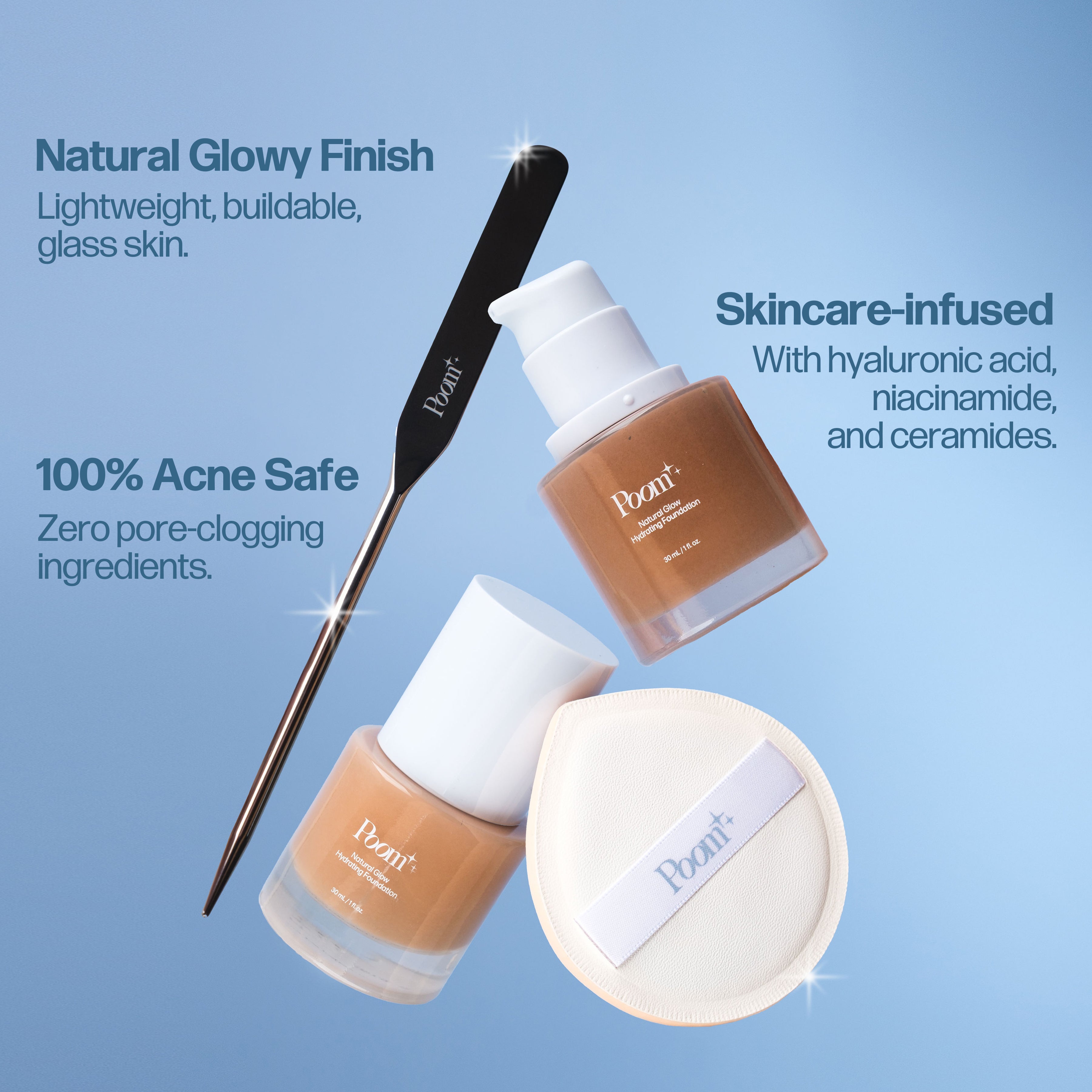 a group of makeup products